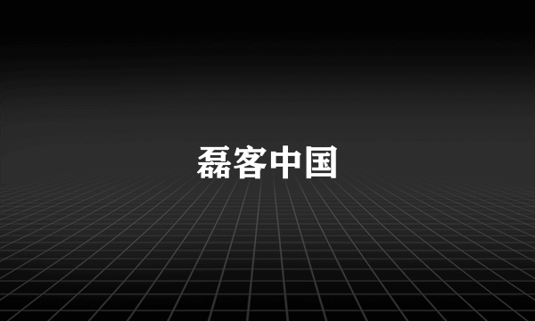 磊客中国