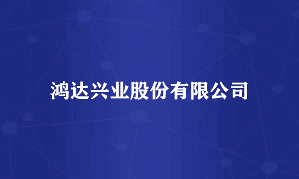 鸿达兴业股份有限公司