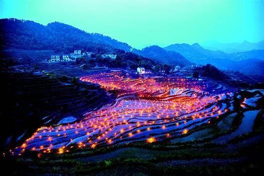 雾云山梯田