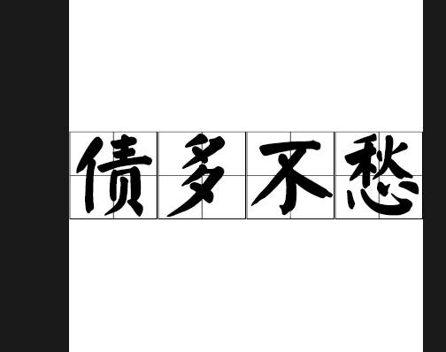债多不愁