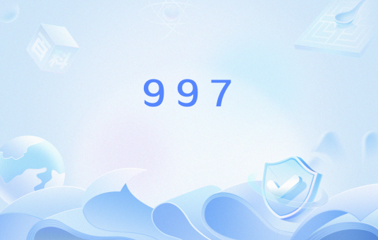 997（网络流行语）