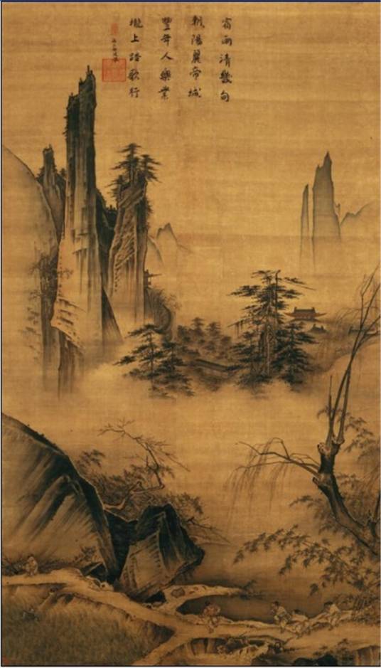 中国山水画（以山川自然景观为主要描写对象的中国画）