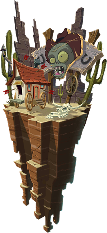 狂野西部（《植物大战僵尸2》中的游戏场景）