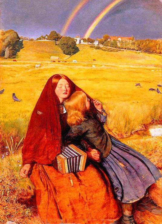 盲女（约翰·埃·密莱于1856年创作的油画作品）