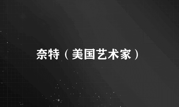 奈特（美国艺术家）