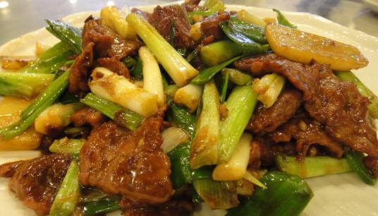 葱爆牛肉