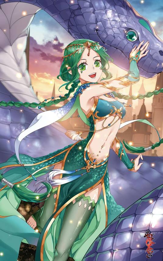 青鳞（天蚕土豆所著玄幻小说《斗破苍穹》中的角色）