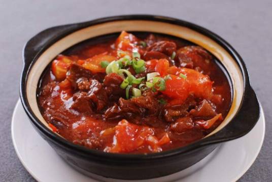 番茄炖牛肉