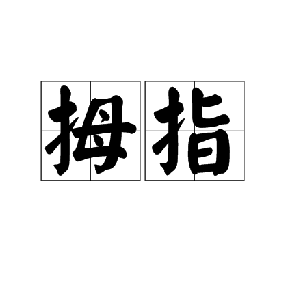 拇指（汉语词语）