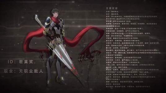 君莫笑（《全职高手》主角叶修使用的游戏角色ID名称）