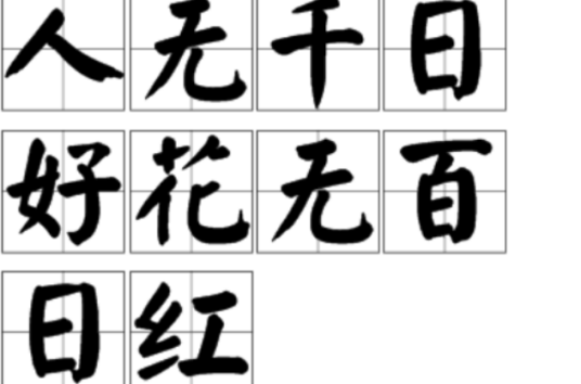 人无千日好，花无百日红