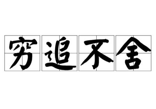 穷追不舍（汉语成语）