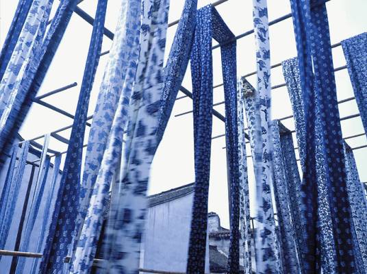 蓝印花布（中国传统工艺印染品）