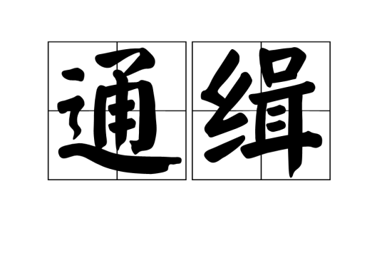 通缉（公安机关对在逃的犯罪分子通令缉捕的紧急侦查措施）