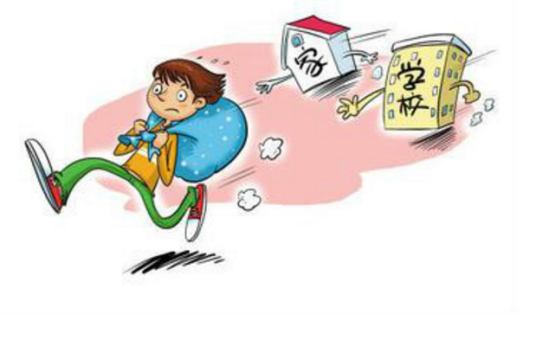 离家出走(因矛盾或其他原因离开家的一种行为)