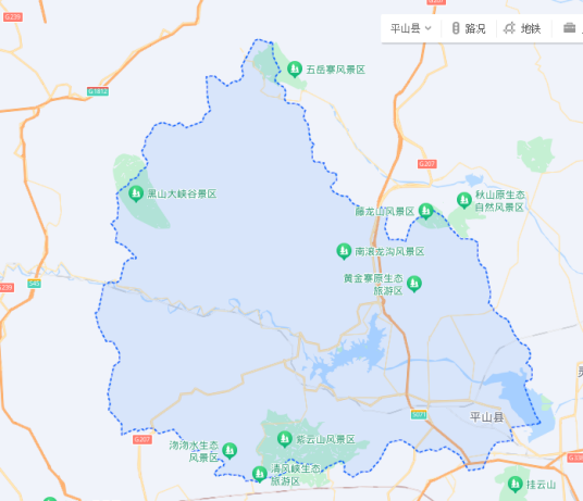 平山县（河北省石家庄下辖县）