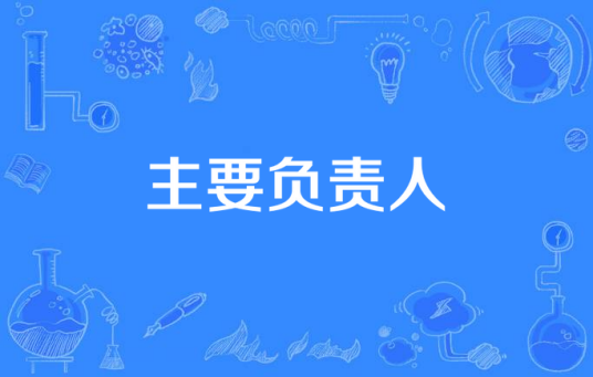 主要负责人