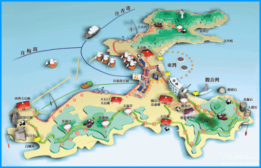 长洲(香港特区内的一个岛屿)