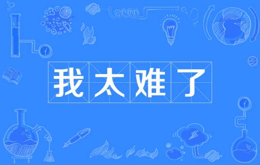 我太难了（中国媒体流行语）