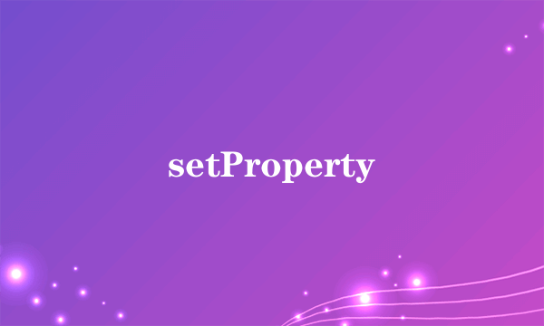 setProperty