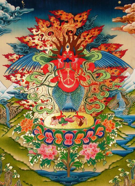 大鹏金翅鸟（佛教经典中的一种神鸟）