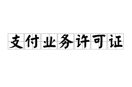 支付业务许可证