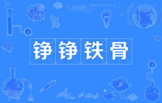 铮铮铁骨（汉语成语）