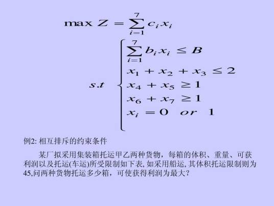 整数规划（数学名词）