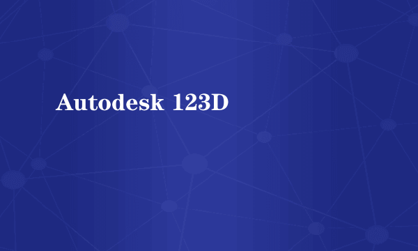 Autodesk 123D