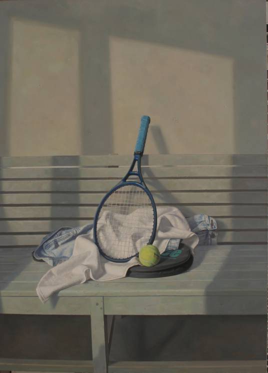 阳光灿烂的日子(李士进油画作品)