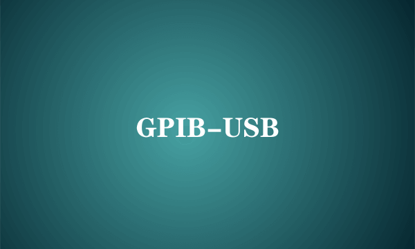GPIB-USB