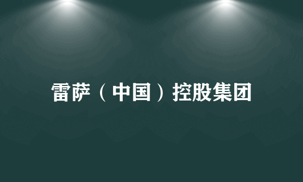 雷萨（中国）控股集团