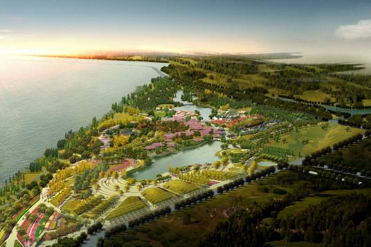 苏州湾黄金湖岸旅游区