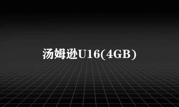 汤姆逊U16(4GB)