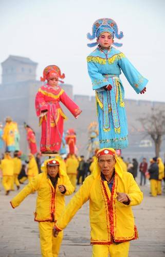 晋中社火(山西省的传统民俗文化活动)