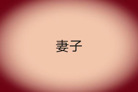 妻子(汉语词语)