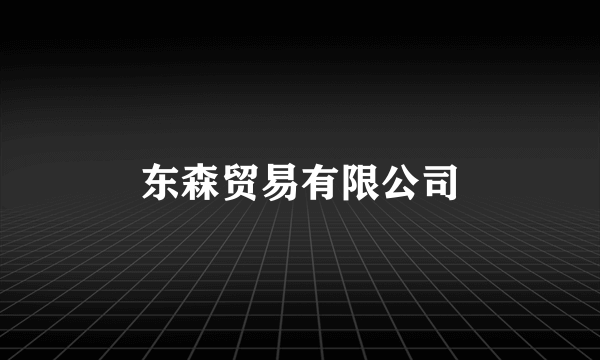 东森贸易有限公司